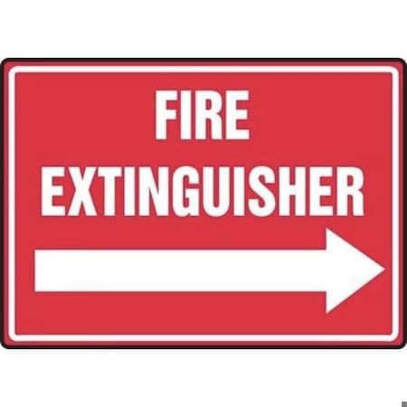 Accuform SAFETY SIGN FIRE EXTINGUISHER RIGHT MFXG462XT MFXG462XT